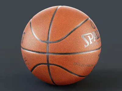 Basketball NBA Spalding PBR 3D model