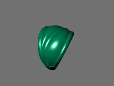 Women Ring Plain Ring Ready STL 3DM Models Womens Rings 3D print model 6