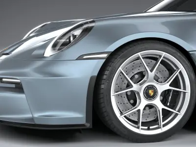 Porsche 911 S-T 2024 3D model