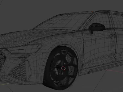 Audi RS6 Avant model 3d 3D model