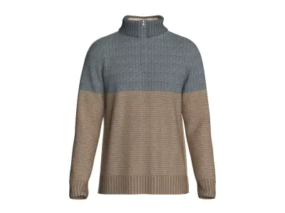 Male knit long sleeve 3D model