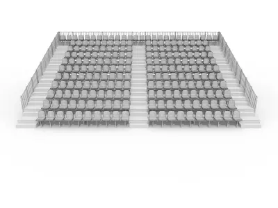 Bleachers 11 3D model
