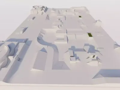 Skatepark-Skate Park PACK 3D model