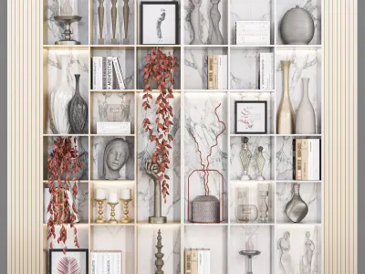 decorative set  48 3D model
