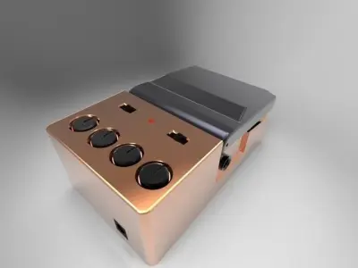 Guitar pedal Free 3D model
