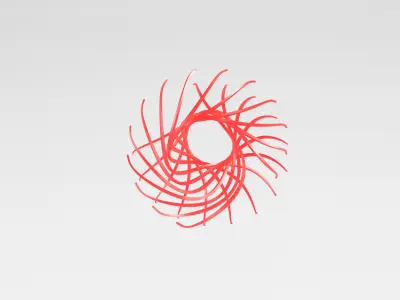 Abstract Shape v2 003 Low-poly 3D model