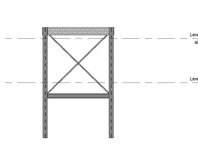 Silo Design High Detail Revit Structure Model 3D model