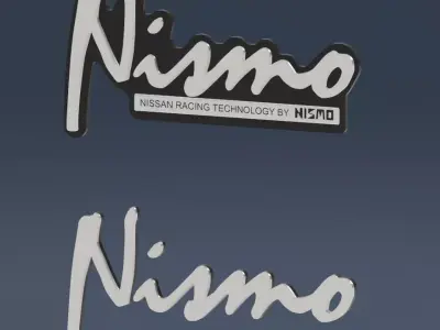 Nissan NISMO Classic Badge 3D print model