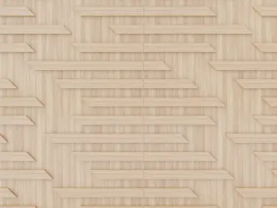 Wall wood V02 for your interior wall wood 3D model