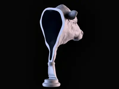 Angus Bull 3D print model