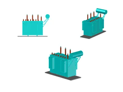 Power Transformer 3D model