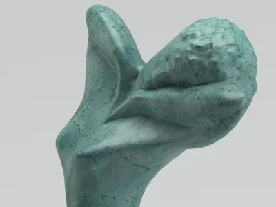 Pierre BRUN Sculpture Modigliani 3D model