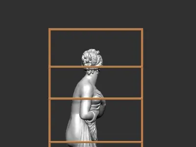 Venus driade bookcase 3D print model