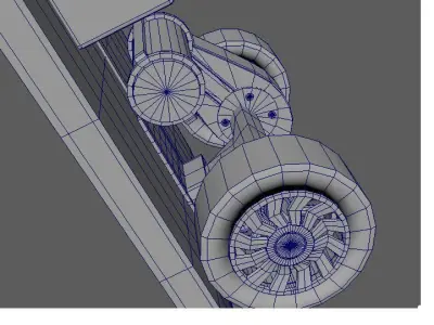 skateboard with wheels Free 3D model