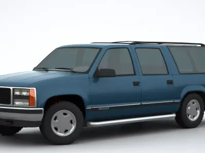 GMC Suburban 1992 3D model