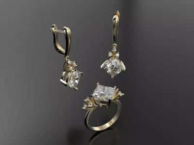 New set for women 3D print model