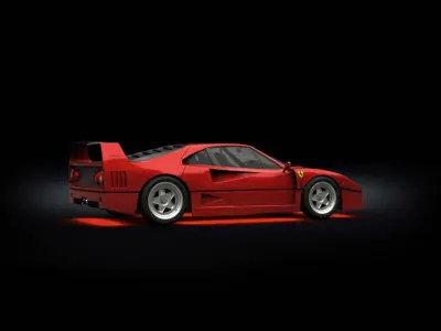 FERRARI F40 FOR 3D PRINTING 3D model