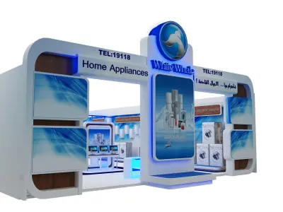 Fair Tent exhibition a385  3D model