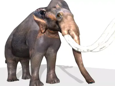 mammoth Low-poly 3D model