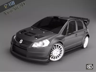 Suzuki SX 4 WRC special 3D model