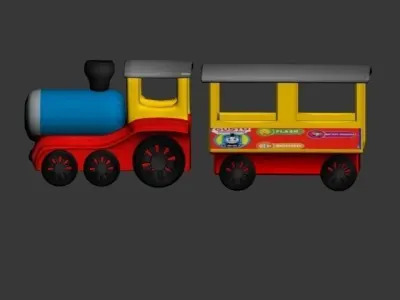 train thomas tank engine Low-poly 3D model