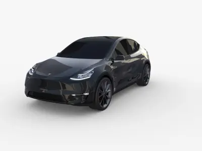 Tesla Model Y Black 3D model