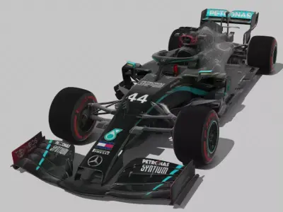 Mercedes-AMG F1 Stl 3D print model