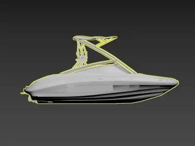 boat-modern 3D model