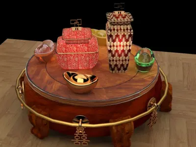 Chinese vase 3D model purchase
