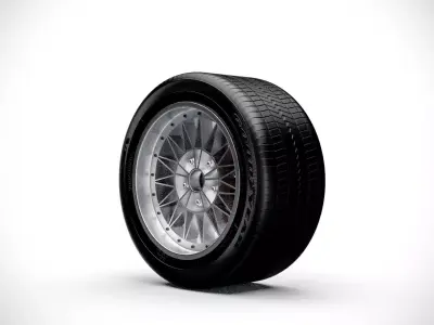 Wheel v4 3D model