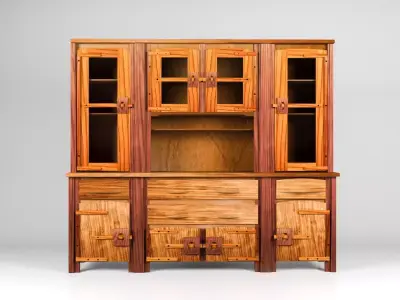 RUSTIC CABINET COLECT 01 MODEL01 3D model 3D model