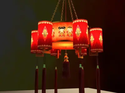 Chinese Palace Lantern 3D model