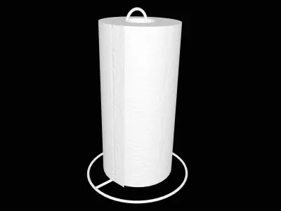 Paper Towel Roll Holder 4K Low-Poly Game-Ready Low-poly 3D model