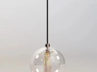 Caviar Adjustable Large Pendant 3D model