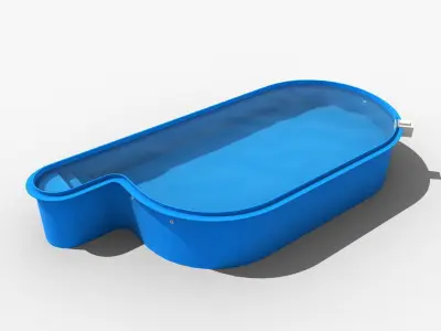 Laguna swimming pool 3D model