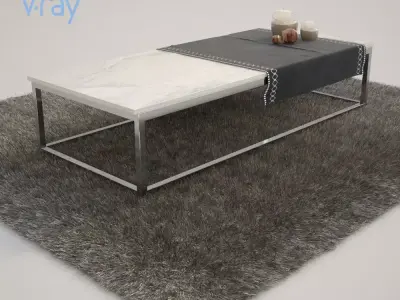 Living Room Set 3D model buy