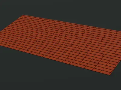 Roof tiles 2403 3D model