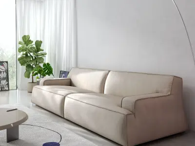 CA - Scandinavian interior scene 3D model