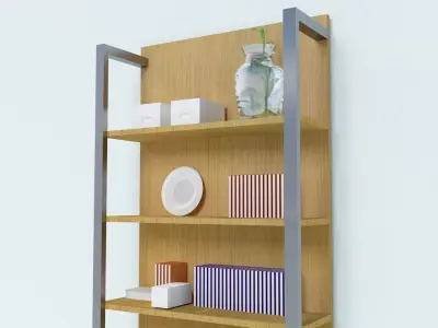 Book Shelf 3D model purchase