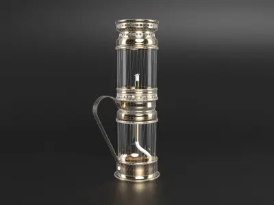 First Oil Lamp 3D model