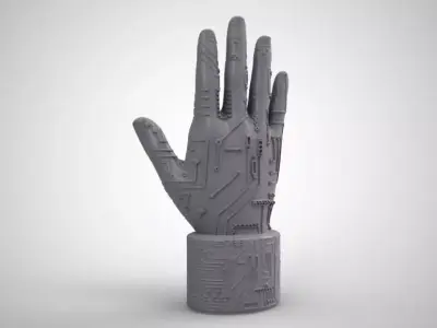 Circuit Hand 3D print model
