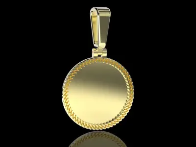 Cuban Links Pendant 1 Inch 3D print model