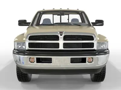 1998 Dodge Ram 3500 Dually 3D model