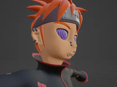 naruto ane pain model  3D model