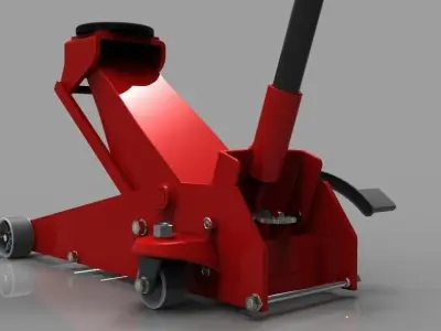 Hydraulic jack 3t 3D model