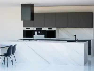 Modern Bali Bedroom Design  Low-poly 3D model