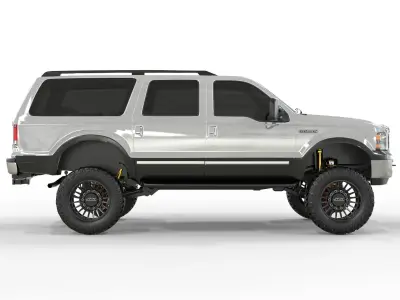 Generic F150 EXCURSION 2005 Lifted 3D model