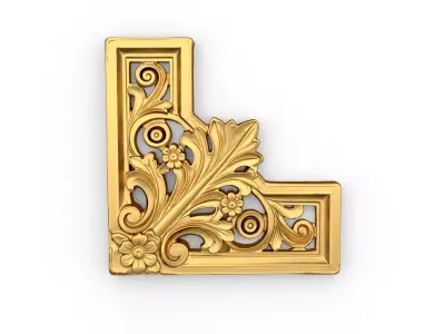 Decorative Classic Corner Element 02 3D print model