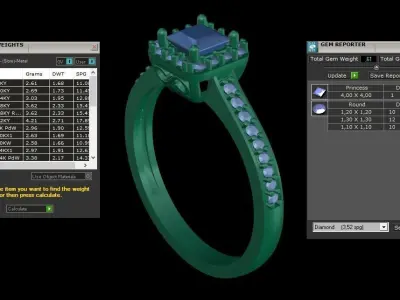 ring code 205 3D print model