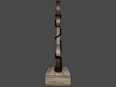 Decorative Anchor Free low-poly 3D model